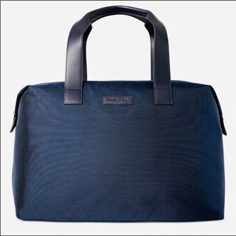 armani travel bag for men Exchange Men's Pebble Duffle Bag, Black, One Size Mens luggage and Travel Bags